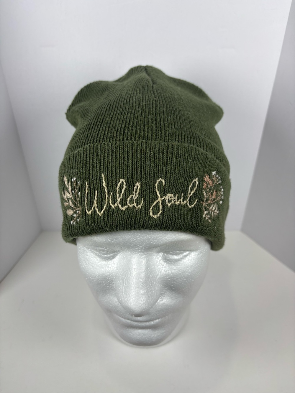 “Wild Soul” Embroidered Beanie
